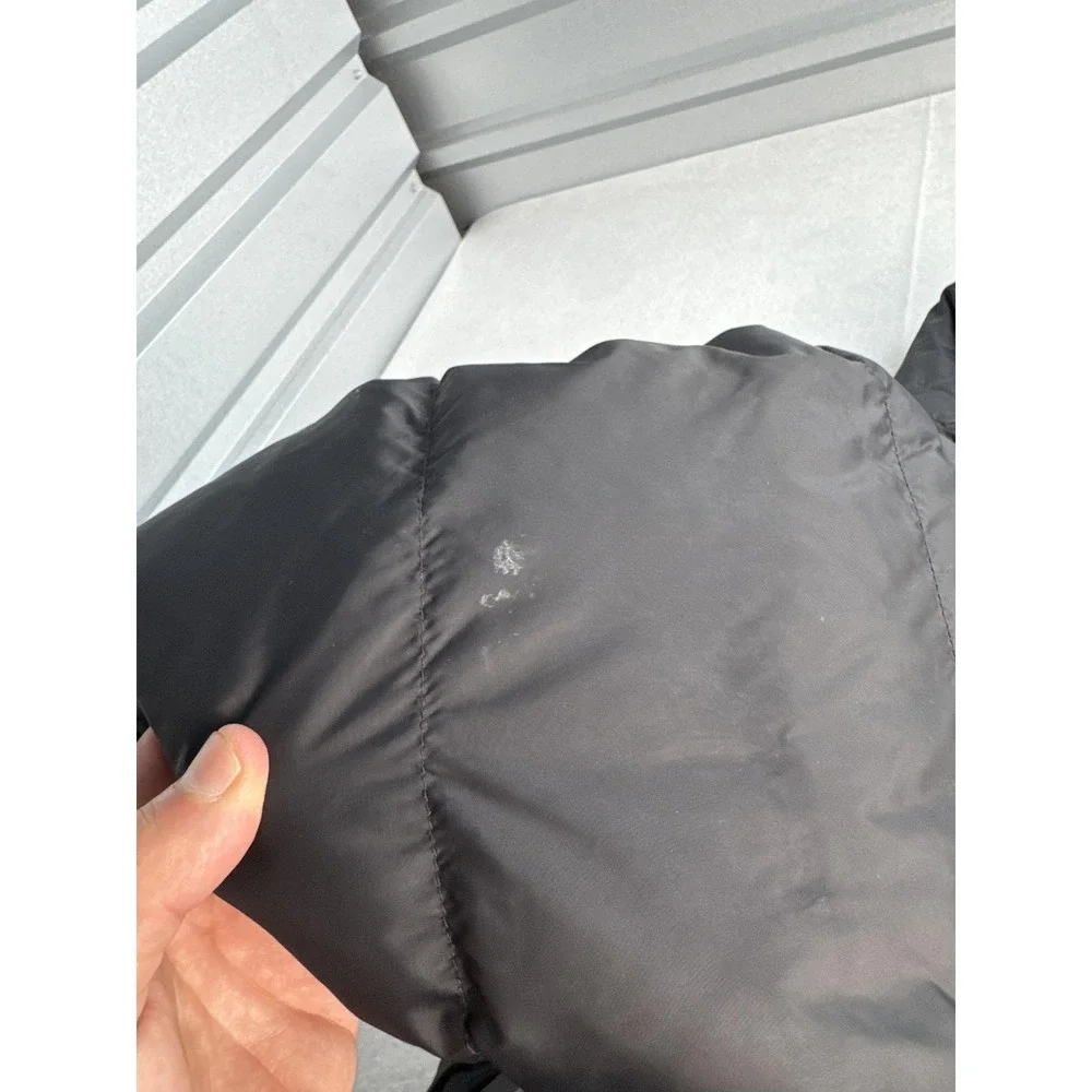 Calvin‎ Klein Jacket Mens XL Black Down Puffer Hooded Nylon Winter Warm Coat